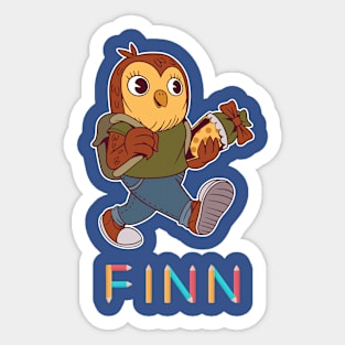 Entrusion Owl Finn Sticker